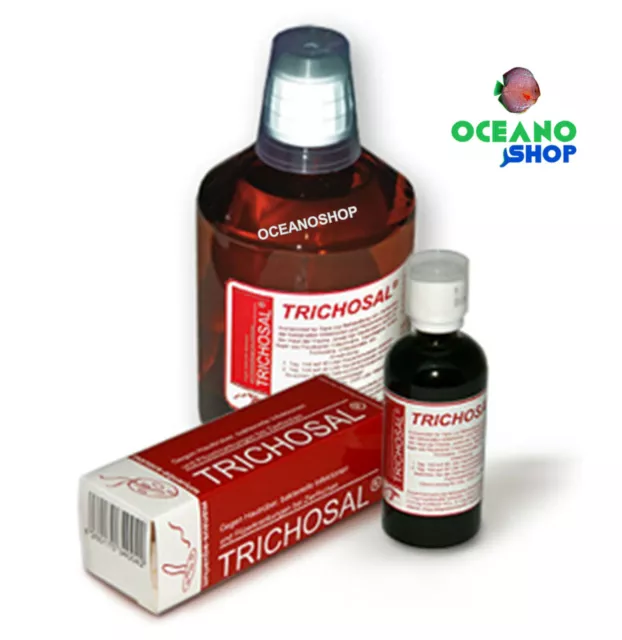 Trichosal 100 ML manaus aquarium infecciones bacterianas y hongos peces disco