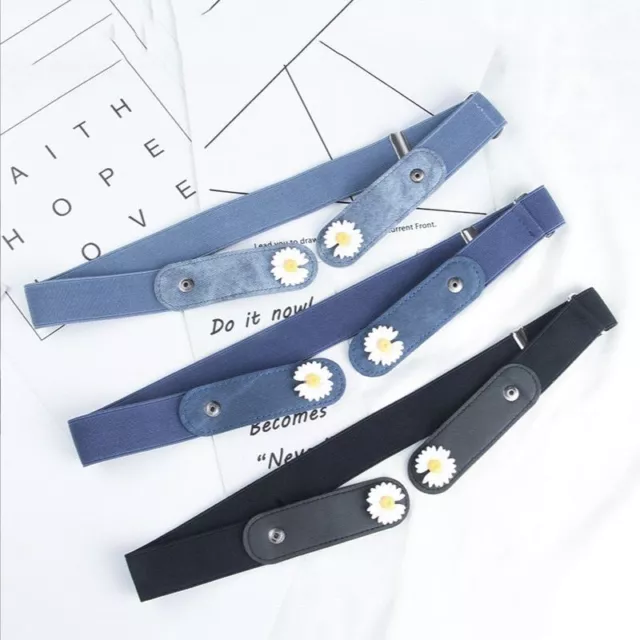 Elastic Invisible Belt For Jeans Belt Without Buckle Women Men Stretch No Hassle