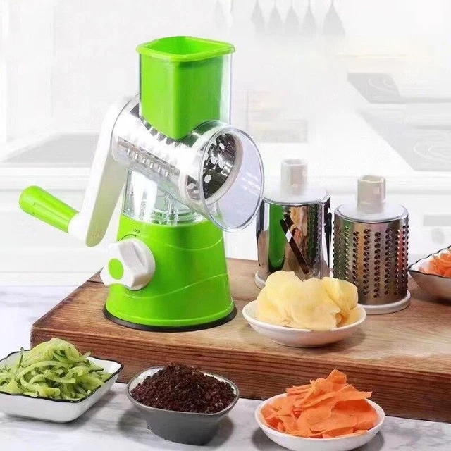 Multifunctional Roller Vegetable Cutter Hand Crank Home Kitchen Shredder Potato