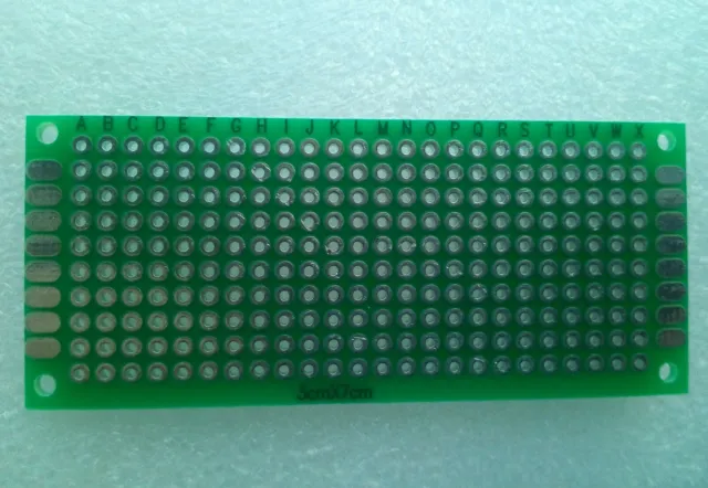 carte vierge circuit imprimé prototype universel prototype PCB 30x70 mm  .B94.1