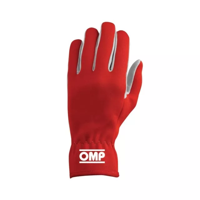 OMP Racing Red Rally Gloves - Size S