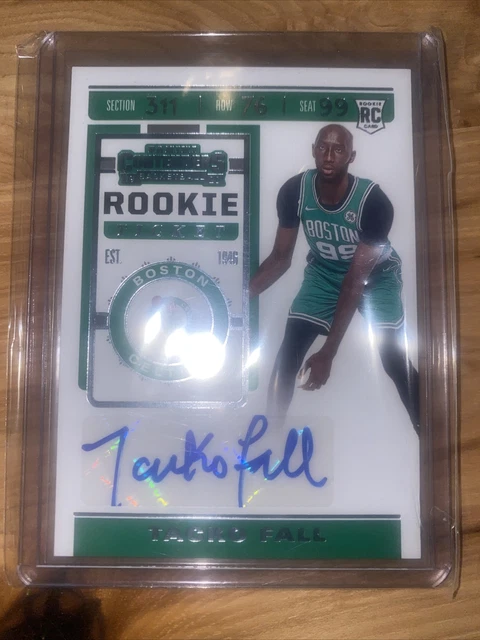 Tacko Fall 2019/20 Panini Contenders Auto Rookie Ticket #163 Celtics Rc Card