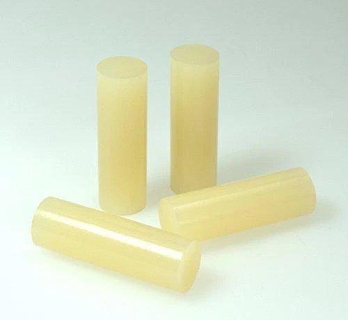 TC-701 High Melt Temperature Fast Set Bulk Glue Sticks - 5/8" x 2" - 35 lbs -Tan