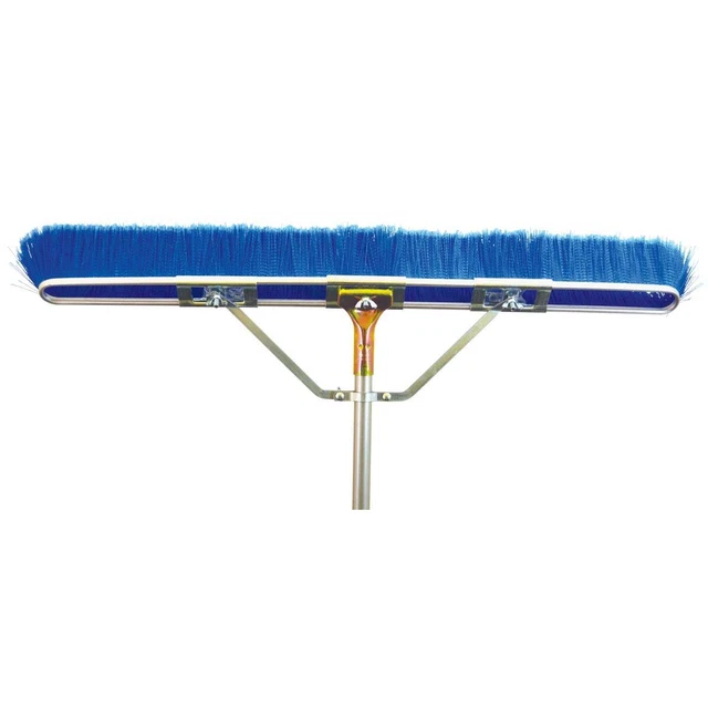 Bruske 29 In. W. x 65 In. L. Steel Handle Fine Sweep Push Broom 2136-CS Bruske