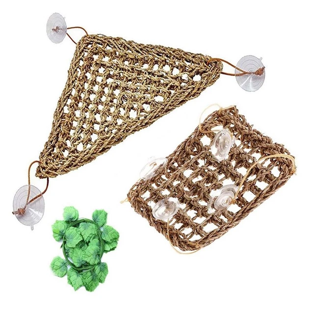 2 Pack Reptile Climbing Decor for  Lounger for Reptiles Q9N49412