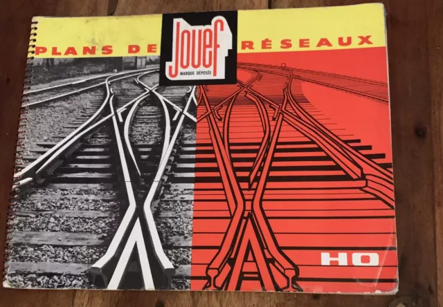 Vintage : catalogue de trains électriques Jouef 1968 - plans de réseaux