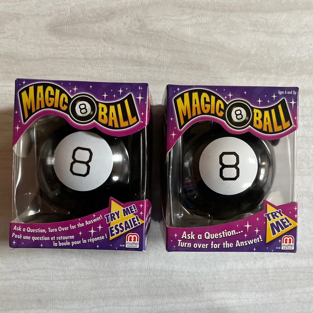 MATTEL MAGIC 8BALL Fortune Teller Lucky Questions Answers Toy Game