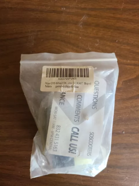 6PIN CDI adjustable AC performance Racing Programmable GY6 150 250 Scooter Moped