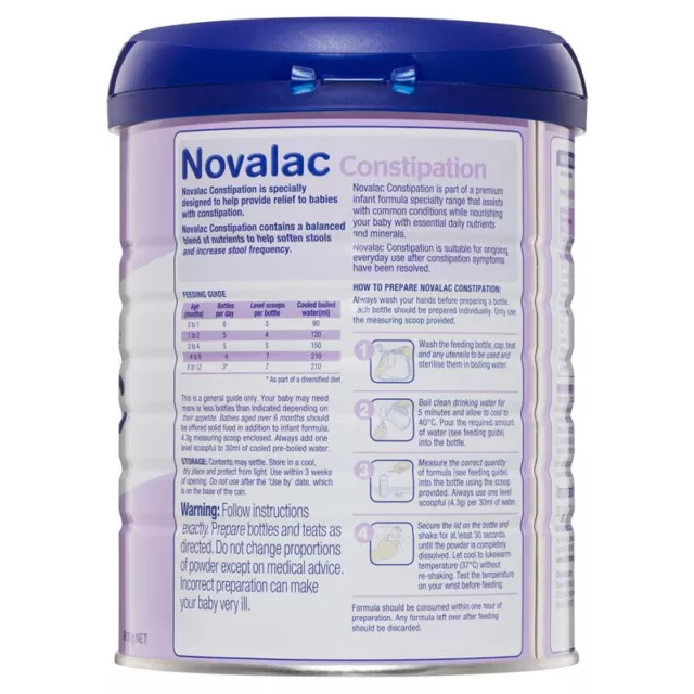 Novalac Constipation Premium Infant Formula Powder 800g 2