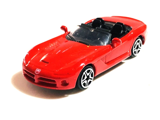 MotorMax DODGE VIPER RT/10 VGC Druckguss in Matchbox Maßstab 1,64 rot