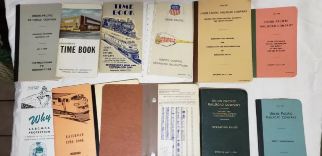 Vintage Union Pacific Railroad Books and Pamphlets Twelve Pieces