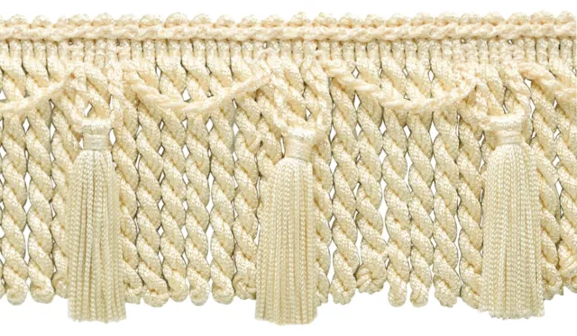 Chainette Bullion Fringe Trim, Color# E15 [Sold By The Yard]