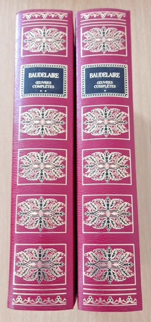 OEUVRES COMPLETES DE CHARLES BAUDELAIRE éditions CREMILLE 2/2