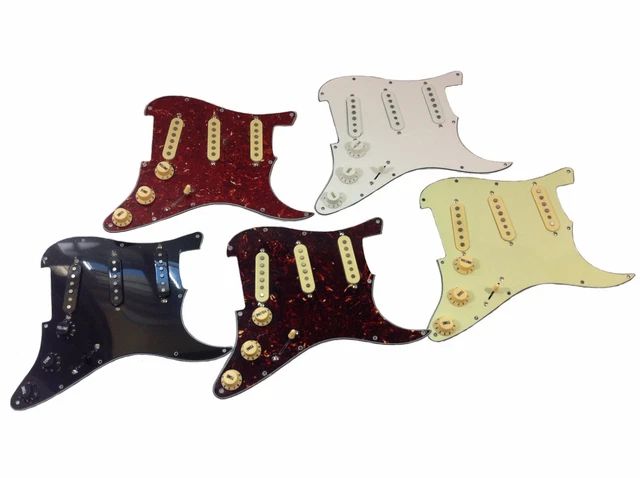 Chargé Alnico Canne Micros STRATOCASTER / STRAT Pickguard Pour USA / Mex FENDER