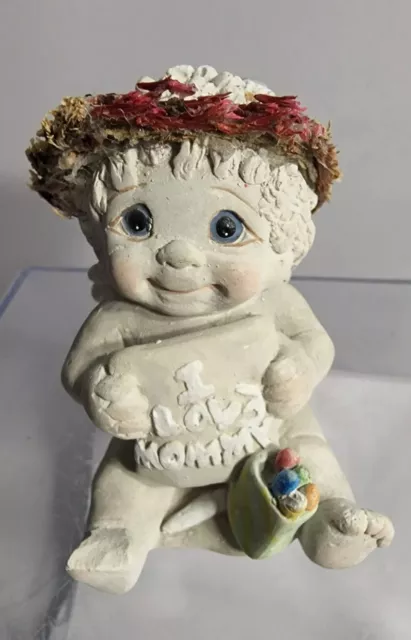 Dreamsicle Figurine Angel Cherub I Love Mommy  1996 READ