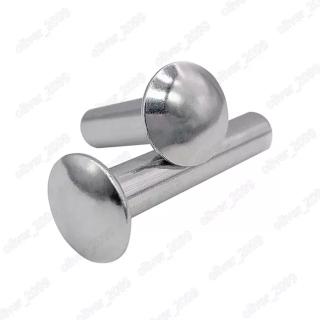 304 testa ovale acciaio inox testa ovale rivetti semicircolari rivetti semicircolari rivetti semicircolari M2 M2,5 M3 M4