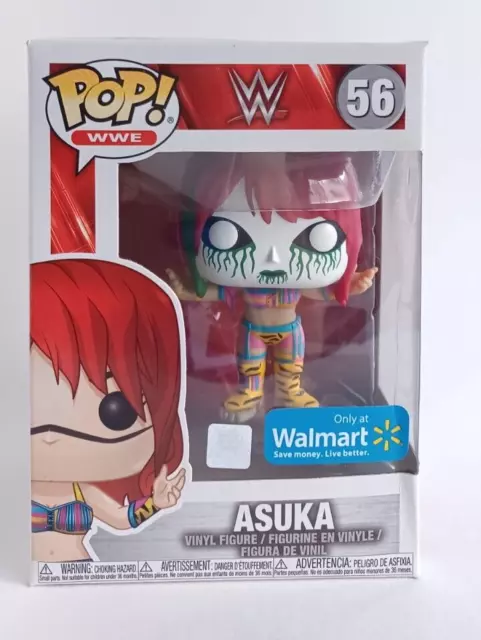 Funko Pop! WWE Asuka (w/ Mask) - Walmart exclusive #56 w/ protector