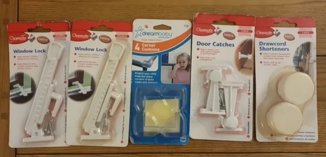 NEW SEALED Baby Child Toddler Home Safety Bundle - Windows, Doors, Drawcords