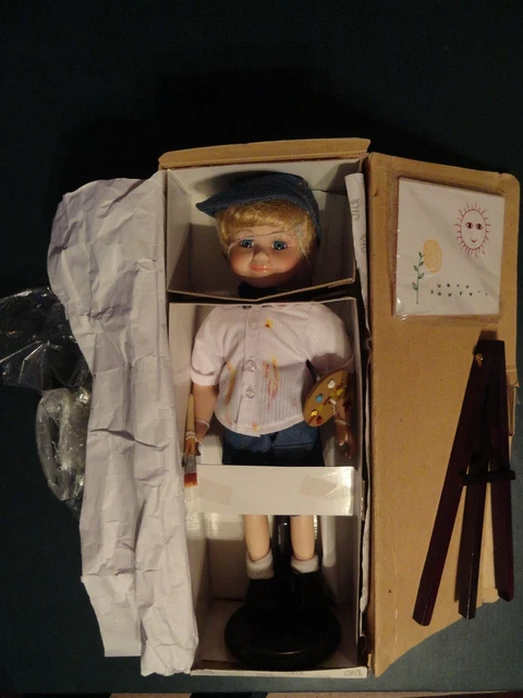 Vintage Heritage Signature Collection Porcelain Doll Tyler Boy Artist New In Box