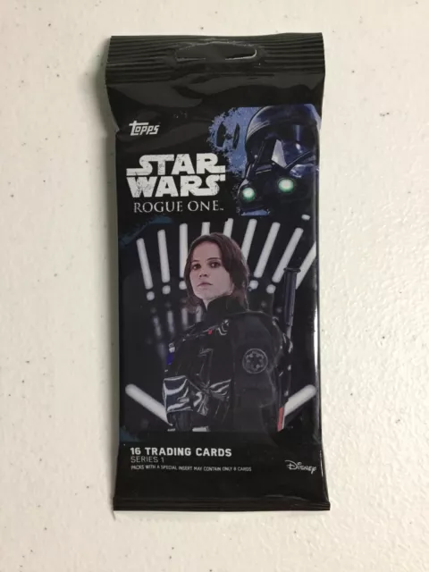 Disney Star Wars Rogue One Trading Card Pack Series 1 Topps New!