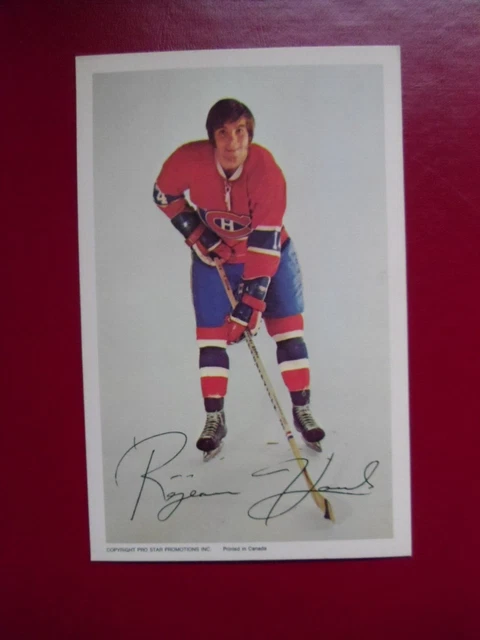 1972-73-Montreal Canadiens-#14-Rejean Houle Postcard.