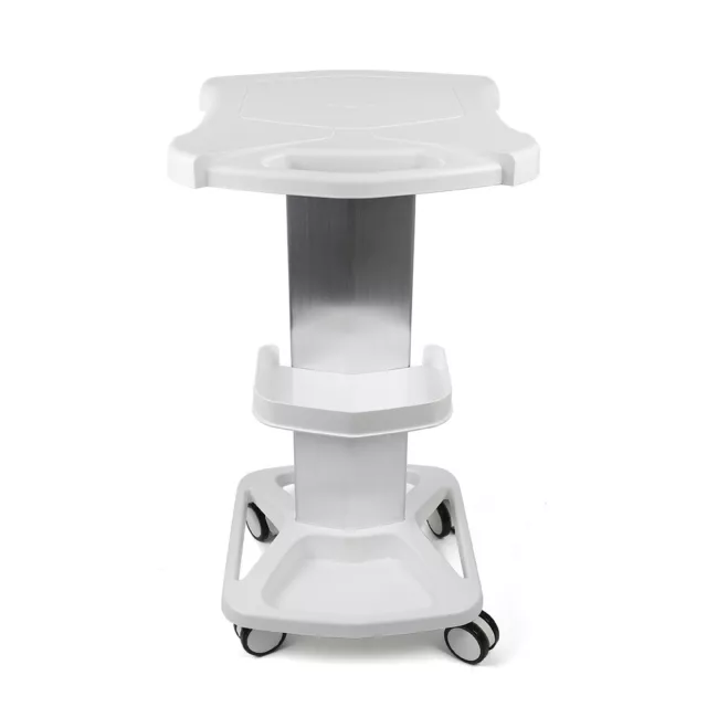 Mobile Roller Medical Trolley Stand Beauty Machine Stand Cart W/ 4 Casters