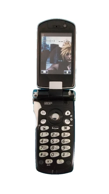 ドコモ FOMA P900iv ファイナルファンタジー アドベントチルドレン Panasonic Docomo FOMA P900iV Cloud Phone Final Fantasy VII