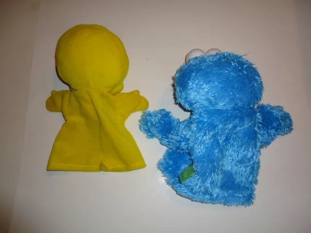 2003 Cookie Monster Gund puppet and 1996 Looney Tunes Tweety Bird Tyco puppet 2