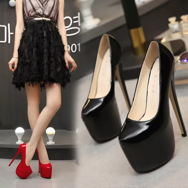 TALONS HAUTS ESCARPINS Talon mince 18CM La plateforme 5CM ceinture de 35 a 44 EUR 29 99 PicClick FR