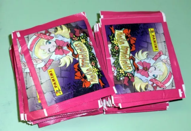 100 Pacchetti Di Figurine Panini Nadja Applefields Completo Nuovo Per Album