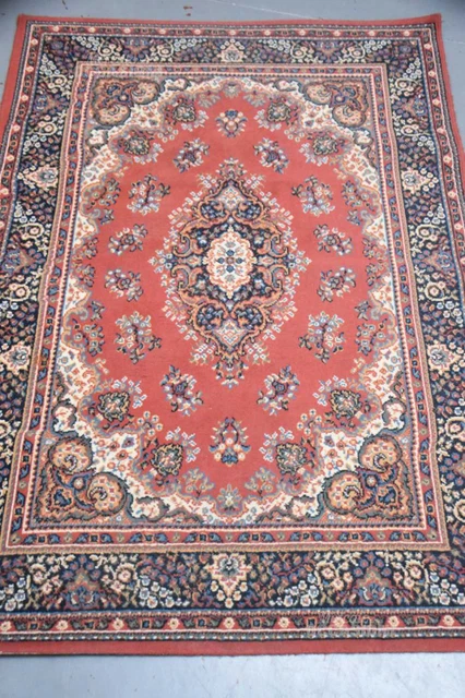 Alfombra Rojo Azul 167x117 CM