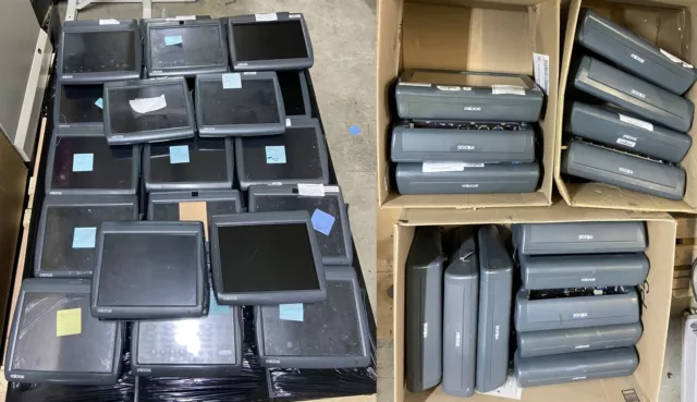 Lot of (37) Micros Workstation 5A Touchscreen POS System *Parts/Repair*