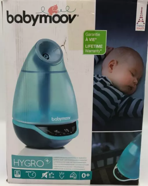 Babymoov Hygro+ Humidifier 4 Baby, Ultrasonic Cool Mist Baby Humidifier,AutoCont
