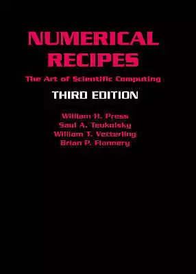 Numerical Recipes 3rd Edition - 9780521880688