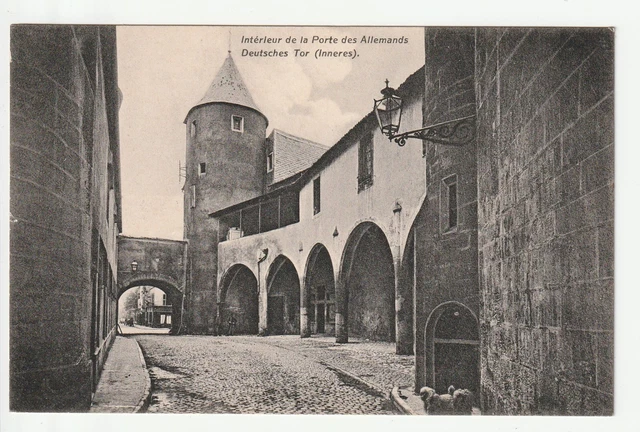 METZ  - Moselle - CPA 57 - Les portes - Porte des Allemands vue N° 30 interieur
