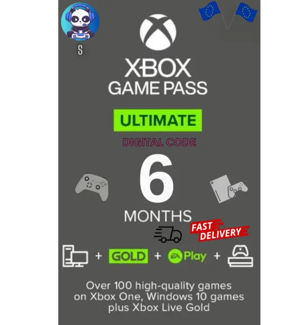 Xbox Game Pass Ultimate 6 Monate + 1 MONAT EXTRA +XBOX LIVE GOLD [Global KEY]🎮