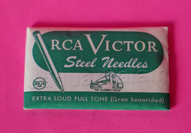 New Vintage RCA Victor 100 Steel Needles packet for Gramophone phonograph