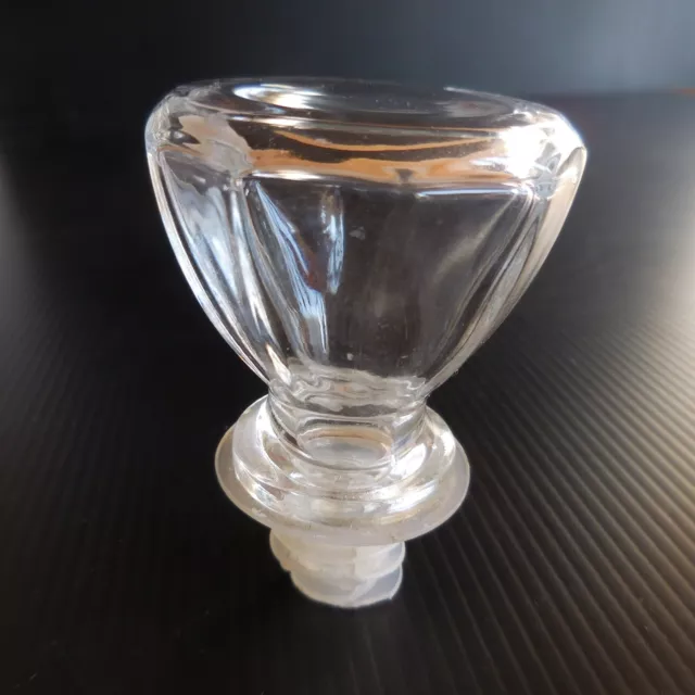 Bouchon carafe flacon bouteille verre vintage art déco table maison N5244