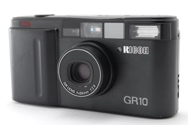 [NEAR MINT] Ricoh GR10 Black 28mm F2.8 Point & Shoot 35mm Film Camera From JAPAN