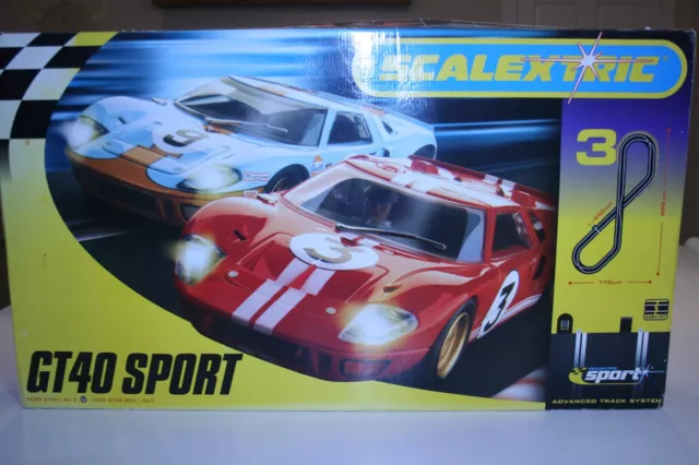 SCALEXTRIC GT40 SPORT Race Set No C1113 95.95 PicClick UK
