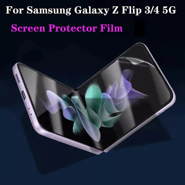 1Pc Soft Screen Protector Film TPU Hydrogel For Samsung Galaxy Z Flip 3/4 5G