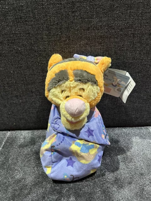 Disney Parks Babies Winnie The Pooh Tigger In Blanket Plush Soft Toy BNWT