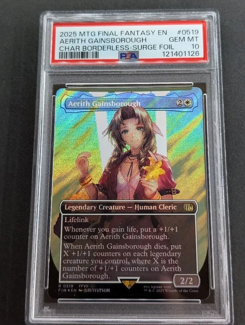 MTG エアリスAerith Gainsborough Surge FOIL 401 Games Canada - Aerith Gainsborough - Borderless (Surge Foil) (FIN)