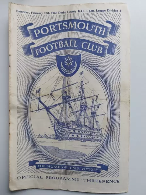 Portsmouth V. Derby - 27.2.60