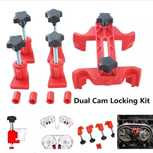 UNIVERSAL CAMSHAFT LOCKING Tools Dual Cam Clamp Alignment Timing Belt