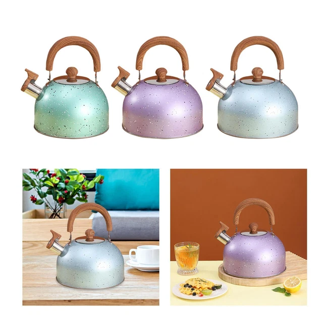 Bouilloire à thé sifflante pour cuisinière, théière bouilloire à sifflet