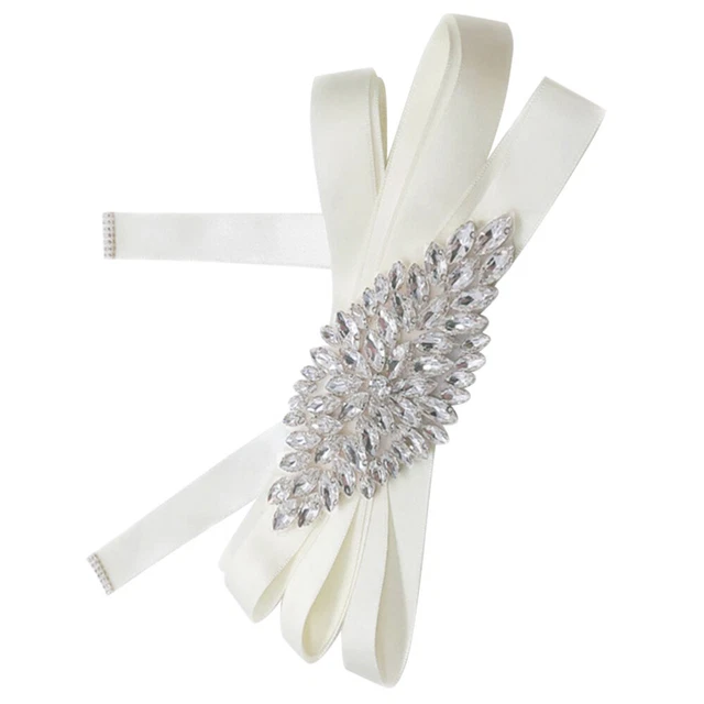 1 pz abito da sposa cintura grande strass decorazione abito da cocktail cintura per festa