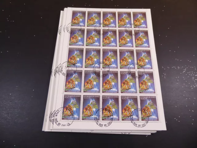 Guinea 1990, 1000 Serien "Olympia Albertville", gest./CTO, MiNr.1273/76, ME 3500