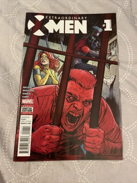 Extraordinary X-Men Annual #1 Comic Book 2016 VF/NM Wolverine Jean Grey Marvel