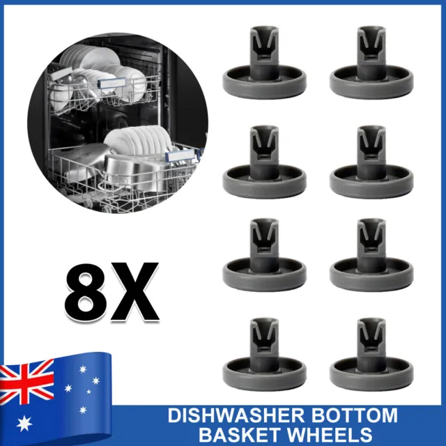 8 X Dishwasher Lower Basket Wheel For Dishlex DX203SK DXI03WK DX3OISK DSF6205X